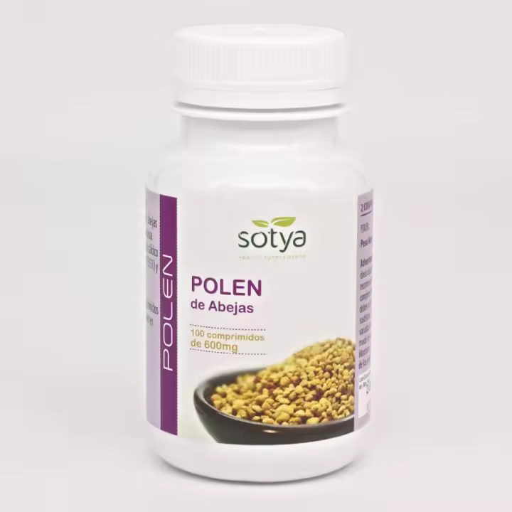 Sotya Polen 600mg 100 Comprimidos - Suplemento Alimenticio Rico en Nutrientes Esenciales - 1