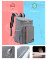 Bolsa de Almuerzo Portátil Termo 20L Bolsa de Alimentos Duradera Resistente al Agua Refrigerador Aislado para Camping Oxford Cajas de Dinner Backpacks - details 3