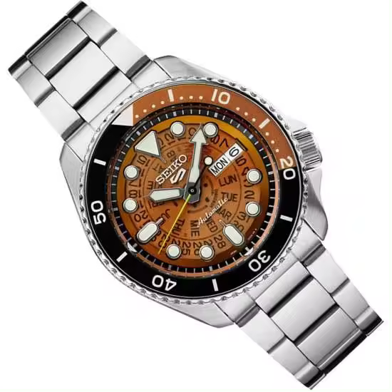 reloj automático hombre Seiko 5 Sports SKX 'Skeleton Style' SRPJ47K1 42.5mm 100m WR - 1