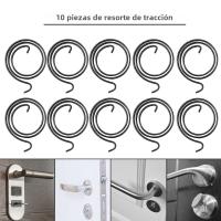 10pcs Resorte De Repuesto Para Manija De Puerta 33mm Resorte De Torcimiento Para Cerradura De Manilla Interna Sección Plana De Acero Inoxidable Para Reparación Y Metalworking - details 3