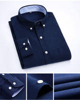 Camisa De Manga Larga Para Hombre Estilo Clásico Y Elegante De Textil Oxford Con Patrón Cuadriculado Moda Slim Social Para Negocios Y Ocio - details 19