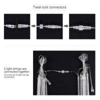 Luces De Cadena LED Para Decoración Navideña Al Aire Libre Impermeables Meteor Showers 8 Tubos 30cm/50cm Con Enchufe EU/US/AU/UK - details 18
