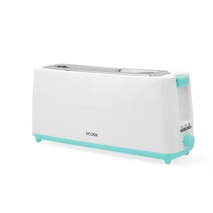 Tostadora eléctrica DCOOK 4 rebanadas, pan molde 800W, 7 niveles de tostado, material extra reforzado, Con 3 funciones: recalentar, descongelar y cancelar. - 1