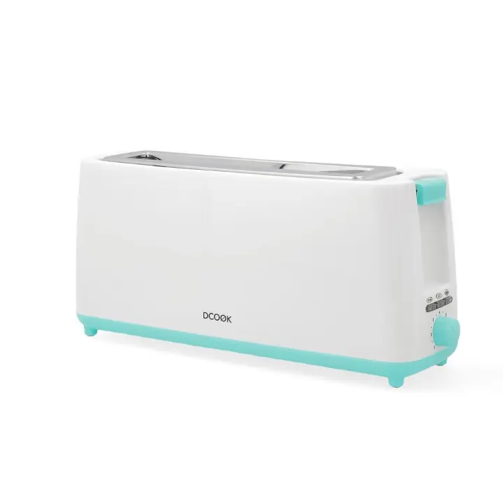 Tostadora eléctrica DCOOK 4 rebanadas, pan molde 800W, 7 niveles de tostado, material extra reforzado, Con 3 funciones: recalentar, descongelar y cancelar. - 1
