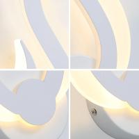 Luz de pared interior LED, lámpara de pared moderna de 10W, forma de llama Luz De noche montada en la pared 3000K blanco cálido para cocina escalera dormitorio pasillo, 220V IP20 - details 1