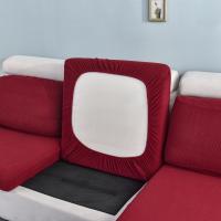 Funda De Sofá Elástica Gruesa En Color Sólido Protector De Muebles Para Sala De Estar Funda De Cojín De Sofá Desmontable - details 18