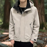 Chaqueta De Camuflaje Para Hombre Impermeable Con Capucha Cierre De Cremallera Ligera Para Primavera Y Otoño Ropa De Camping Y Trekking - details 6
