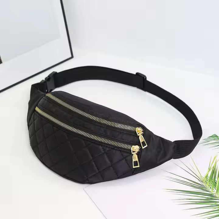 Bolsa De Cintura Para Mujer Fanny Pack Bolsa De Pecho Bolsa De Cadera Bolsa De Viaje Con Correa Monedero Cruzado Estilo Casual Unisex - 1