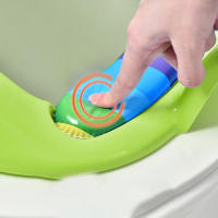 Asiento de inodoro para niños, inodoro auxiliar de entrenamiento para niños pequeños, inodoro acolchado, inodoro de mano grueso y cómodo para bebés - details 2