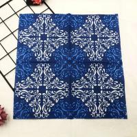 20pcs Colorful Printed Papel De Servilleta Cuadrada Azul Flor Creativa Tamaño 33x33cm Doble Capa Para Bodas Fiestas Restaurante - details 7