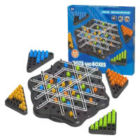Juego De Estrategia Geométrica Con Cadena Tablero De Ajedrez Desafío Mental Juguete Triggle Para Niños Adultos Y Familias En Fiestas - details 5