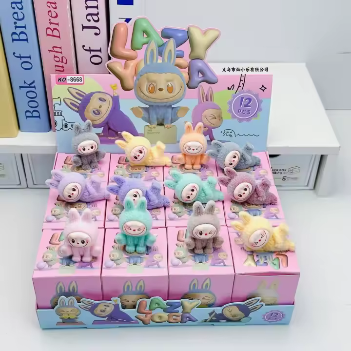 Set De 12 Figuras De Anime Labubu En Caja Sorpresa Decoraciones Para Niños Y Fans Regalo De Cumpleaños O Navidad - 1