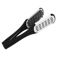Cepillo alisador profesional, herramienta de peluquería, cepillo de doble cara para alisar el cabello - details 4