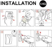 4 piezas autoadhesivas titulares de toallas de metal, toalla de mano de acero inoxidable gancho toalla de té gancho para baño cocina - details 2
