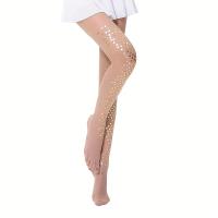 Bikini De Sirena Delgado 1 Par Pantys De Seda Brillante Pearlescent Nylon Sin Cremallera Pantalones Impreso Plata Térmico - details 3