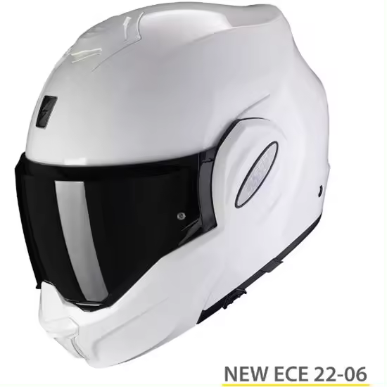 SCORPION EXO-TECH EVO SOLID BLANCO+PINLOCK ece-22.06 - 1