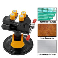 Juego De Joyería Vise Rotativo Universal Mini Mesa Bench Abrazadera De Tornillo Engrasado vice Ajustable Para Perforadora - details 3
