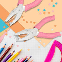 Pegatina De Perforadora De Agujeros Único Para Scrapbooking Estrella Corazón Círculo Kawaii DIY Herramienta De Corte De Formas Perforadora 2024 - details 2