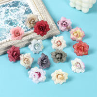 10/20Pcs Flores Artificiales De Seda Rosa 4CM Para Decoración De Hogar Bodas DIY Guirnalda De Navidad Accesorios De Regalo - details 7