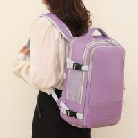 Mochila de viaje repelente al agua para mujer, carga USB para portátil con mochila escolar, con correa de equipaje, informal - details 2
