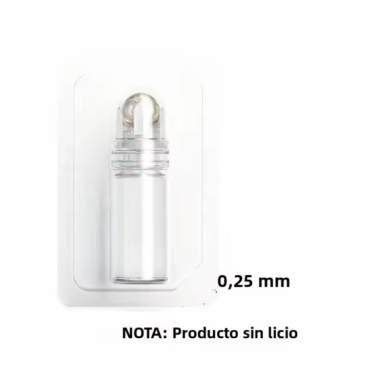 Aplicador De Serum De Aguja Buiti 64Pines Con Tips De Titanio Dorado Reutilizable Y Desechable Para Sistema De Derma Rolling Metal Sin Líquido - 1