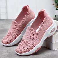Zapatillas De Mujer Rimocy Moda Transpirables Tejidas 2024 Primavera/Otoño Casuales Sin Cordones Zapatos De Caminar Con Almohadilla De Aire Talla Verdadera Para Tamaño 36-41 - details 11
