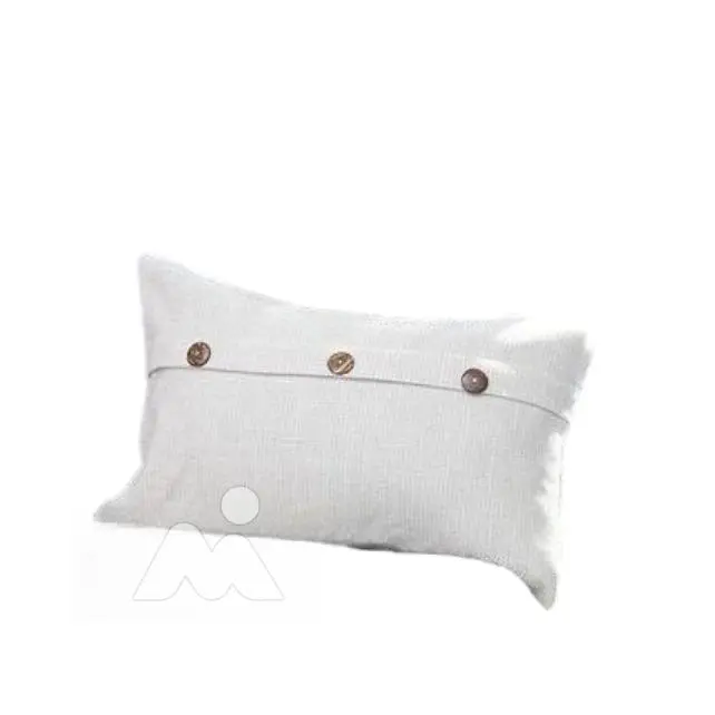 REINOMANSIDI SL - Pack de 2 -Relleno incluido 30X50cm Fundas de Cojin con Rellenos Incluido, Decorativas Rectángulo para Sofá 30 x 50 cm Blando con boton Funda Cojín Regalo Accesorios Hogar,12 x 20 Pulgada - 1
