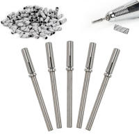 Nuevo Mini Mandril De Acero Inoxidable Para Manicura 3.1mm Anillo De Arena Mecánico Accesorio De Pulido Para Uñas Con Eje De 3/32" Herramienta De Pulido De Uñas Eléctricas - details 0