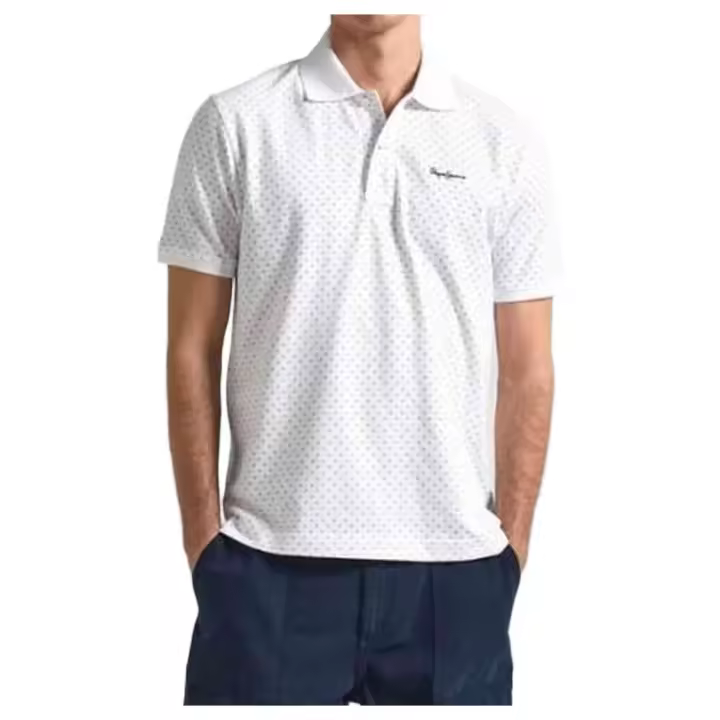 Polo de Manga Corta Pepe Jeans Hunter para hombre en color blanco - 1