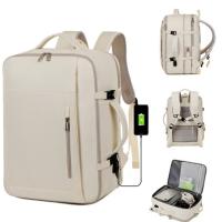 Mochila para ordenador portátil móvil de moda multicolor, Negro Nueva mochila expandible de Negocios with interfaz USB para Viajes al Aire Libre - details 1