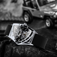 Reloj Mecánico De Lujo Para Hombre WINNER Deportivo Con Esqueleto Luminoso Y Correa De Goma Resistente Al Agua Y Al Shock - details 2