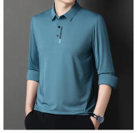 Camisa Polo De Lujo Para Hombre Estilo Británico Con Estampado Y Manga Larga Calidad Superior Moda Invernal Sin Rastros - details 18