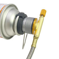 Adaptador De Conector Para Estufa De Camping Al Aire Libre Herramienta De Conversión De Gas Butano Accesorios De Cocina Al Aire Libre - details 2