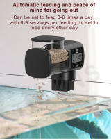 Jebao Alimentador Automático Ajustable Con Pantalla LCD Para Acuario Timer Para Alimentación De Peces Accesorios De Acuario - details 5