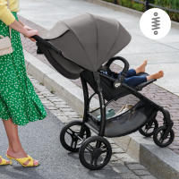 Kinderkraft - Silla de paseo ASKOY  hasta 24 kilos, Impermeable con protección UPF50+, Plegable, Posición tumbada - details 2