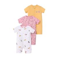 Mono de verano para bebé, de manga corta, con cremallera de doble cabeza, para gatear, para recién nacido, caja de regalo - details 43
