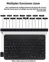 Teclado Inalámbrico Bluetooth Para Tablet Android iOS Windows Con Iluminación RGB Teclado Y Ratón Compatible Con iPad Y Teléfono Móvil - details 14