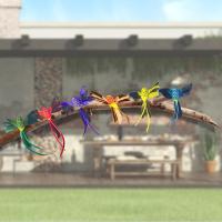 6 Piezas De Pájaros De Hummingbird Creativos Y Realistas Para Jardín Patio Porche Lawn Modelo De Animales Artificiales Para Decoración De Hogar Y Exteriores - details 2