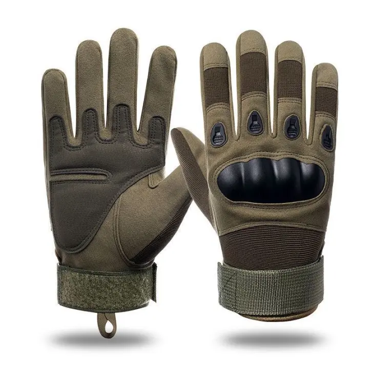 Guantes militares tácticos para bicicleta y motocicleta con pantalla táctil para deportes, ciclismo, paintball, mping, escalada y senderismo - 1