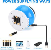 Niños Luz Nebulosa Estrella proyector LED de color changing USB/Bathería Bebé Niña Niños Noche Romántica lámpara - details 10