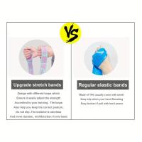 Cinta De Estiramiento De Yoga Resistencia Deportiva Para Danza Gimnasia Ejercicio Pilates Cinta De Terapia Física Polyester - details 1