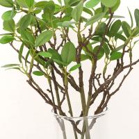 Rama Artificial De Árbol Verde Con Hojas Pequeñas Para Decoración De Hogar Accesorio De Fotografía De Fiesta Jungle Decoración De Plantas Falsas De Latex Para Aniversarios Bodas Y Fiesta De Hogar - details 5