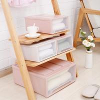 Caja De Almacenamiento Plegable Transparente Plástico Para Cajones Organizador De Ropa Y Acessorios Del Hogar Multiuso Ecológico - details 1
