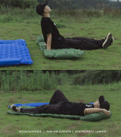 MOUNTAINHIKER Almohadilla De Dormir Para Exteriores Manta Inflable Con Cojines Matrícula Plegable Para Viajes Y Senderismo - details 12