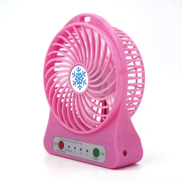 EasySpeed Miniventilador Portatil, Inalámbrico Batería Recargable, Ventilador Pequeño Sobremesa, 3 Velocidades - 1