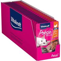 Vitakraft Poesie Delice Bocaditos en Salsa con Pechuga de Pavo Alimento Húmedo Grain Free para Gatos Adultos, 85 g - details 1