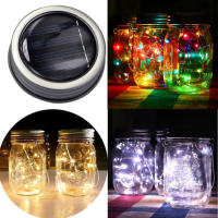 Luz Solar LED Para Botella De Mason Impermeable 20/10 Lámparas Colgantes Para Jardín Patio Porche Decoración Sin Batería - details 16