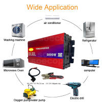 Inversor De Alta Resistencia Dual De Voltaje 5000W 12V/24V/48V/60V/72V a 220V Con Pantalla LCD Carga USB Y Protección Comprehensiva - details 10