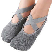 Calcetines De Yoga Para Mujer Antideslizantes De Silicona Transpirables Para Ballet Pilates Fitness Danza Y Ejercicio - details 9