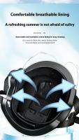 Casco De Vehículo Eléctrico Certificado Dot Para Hombres Y Mujeres Protección Solar De Cuatro Estaciones Ligero Medio Casco Transparencia Corta En Diversos Colores - details 9